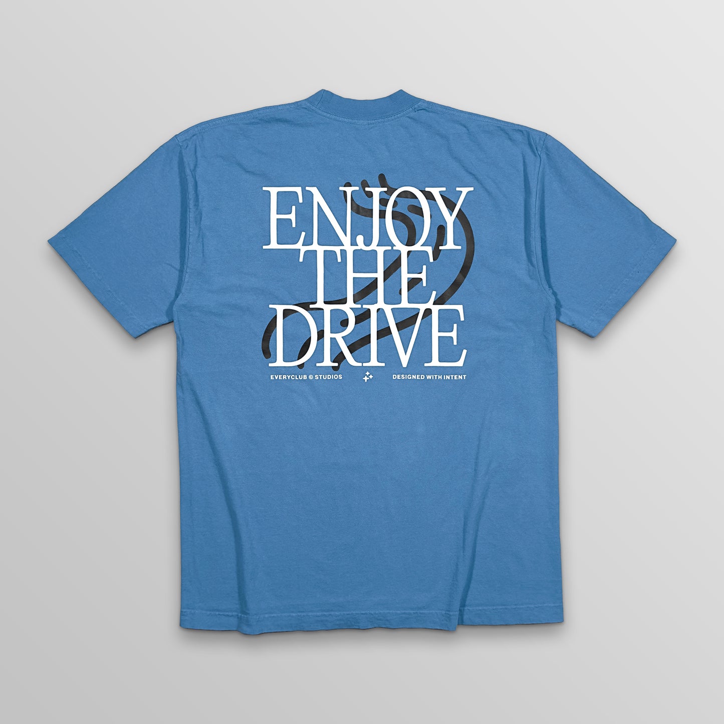 Enjoy The Drive Tee - Blue Moon