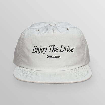 Enjoy The Drive Nylon Hat - Bone