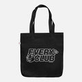 Outline Bull Denim Tote - Black